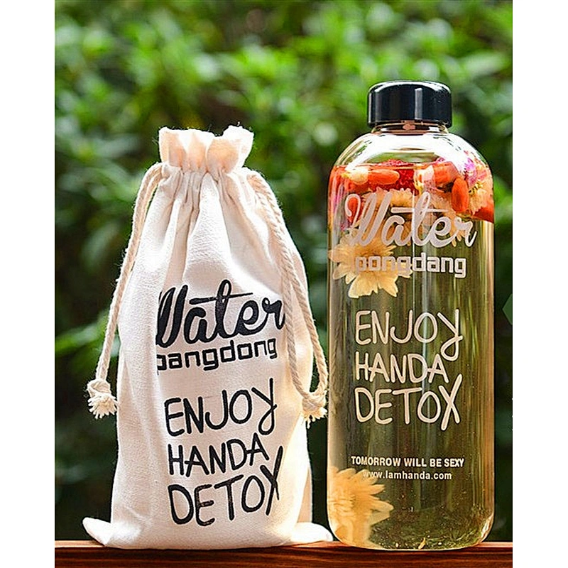 600ml 1000ml Tea Water Glass Bottle for Sale