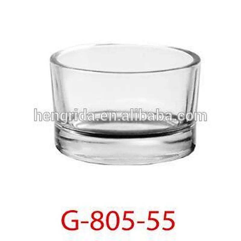 wholesale best quality transparent glass candle holders