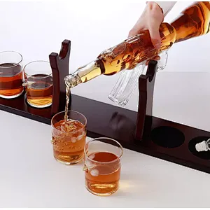 A whisky bottle with a distinctive shape