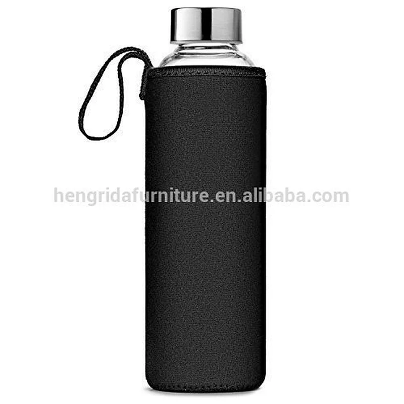 18oz Glass Water Bottle For Beverage Juicer