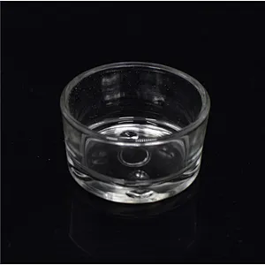 Romantic Glass candle holder with polka-dot for home deco & for Valentine's Day