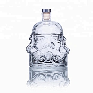 Unique 500ml Imperial Stormtrooper Shape Glass Wine Decanter Whisky Decanter and Tumbler Set