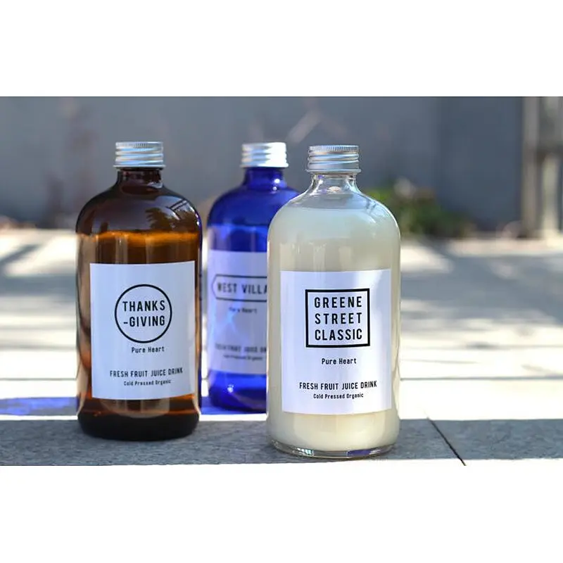 250ml 500ml Reusable Glass Drinking Bottle Clear Glass Boston  Bottle Glass Beverage Packaging Bottle
