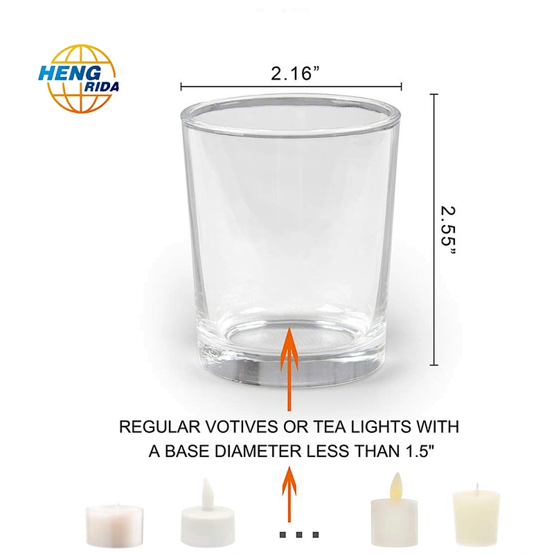 Wholesale Candle Jars Small Tealight Candle Holder Glass for Home Decoration Wedding & Party