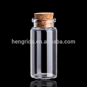 25ml Borosilicate Small Glass Vials with Cork Top for Wedding Favors, Wedding Decorations, Jewelry Accessories