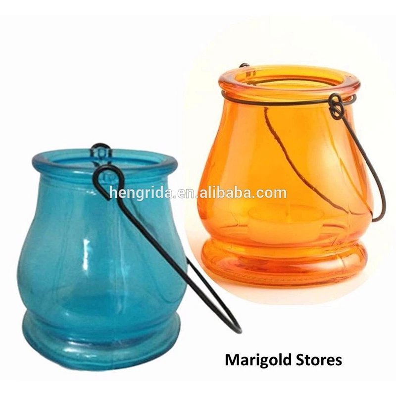 glass votive candle holder for home deco and weddings