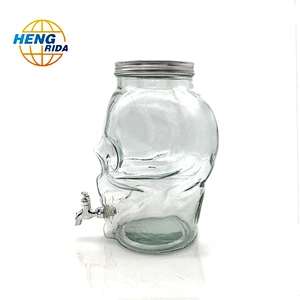 skull shape wine storage vessel
