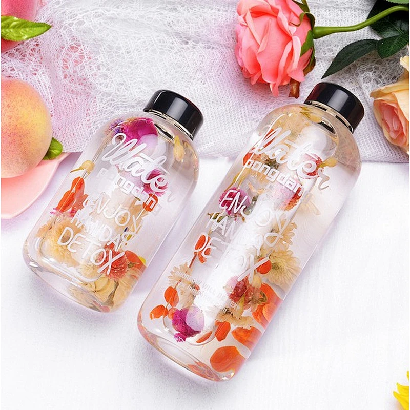 600ml 1000ml Tea Water Glass Bottle for Sale