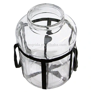 Wide Mouth Glass Carboy Fermenter for Homebrew Beer and Wine Making