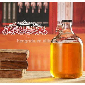 Single Ear Glass Growler Bottle 500ml 1000ml 1500ml 2000ml 3000ml 4000ml 5000ml