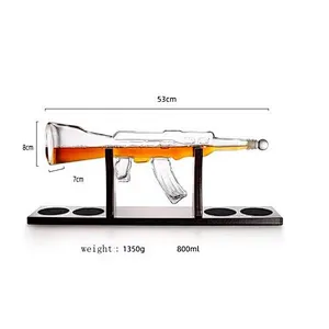 A whisky bottle with a distinctive shape