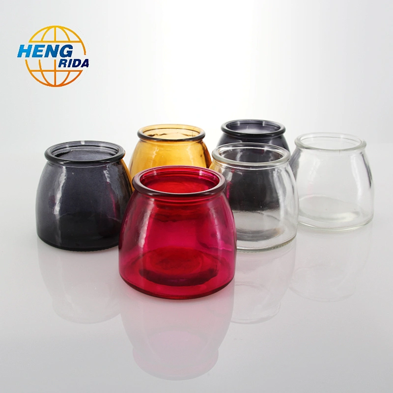 Candle Jars Small Tealight Candle Holder Glass for Home Decoration