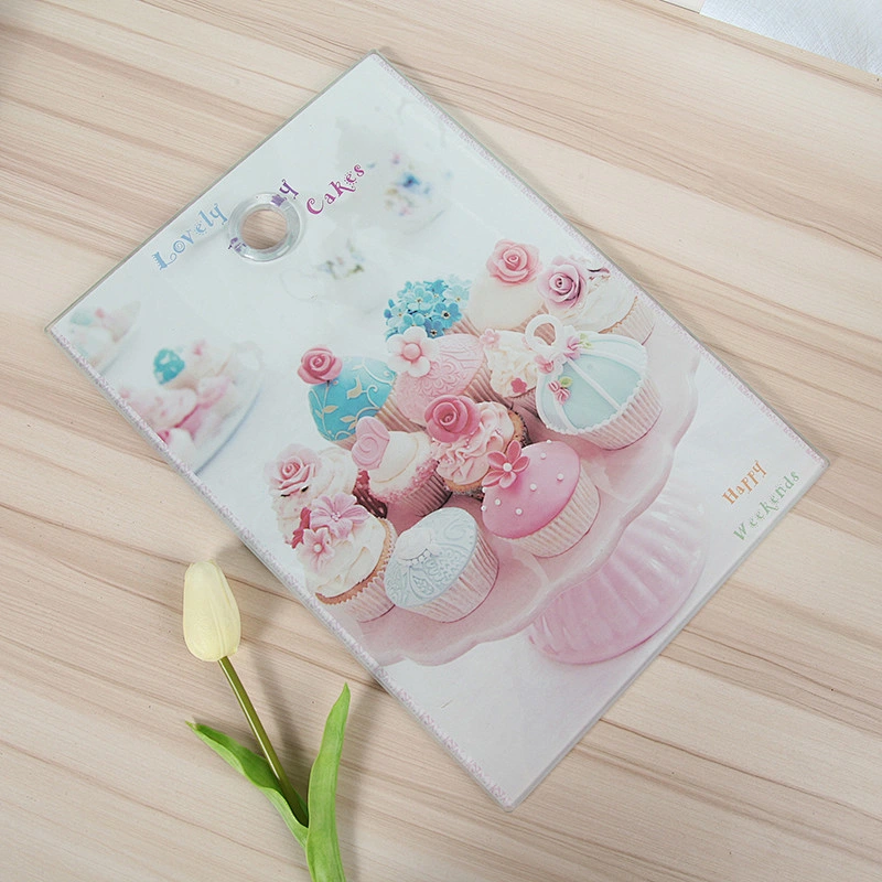 Rectangle Tempered Glass Chopping Board