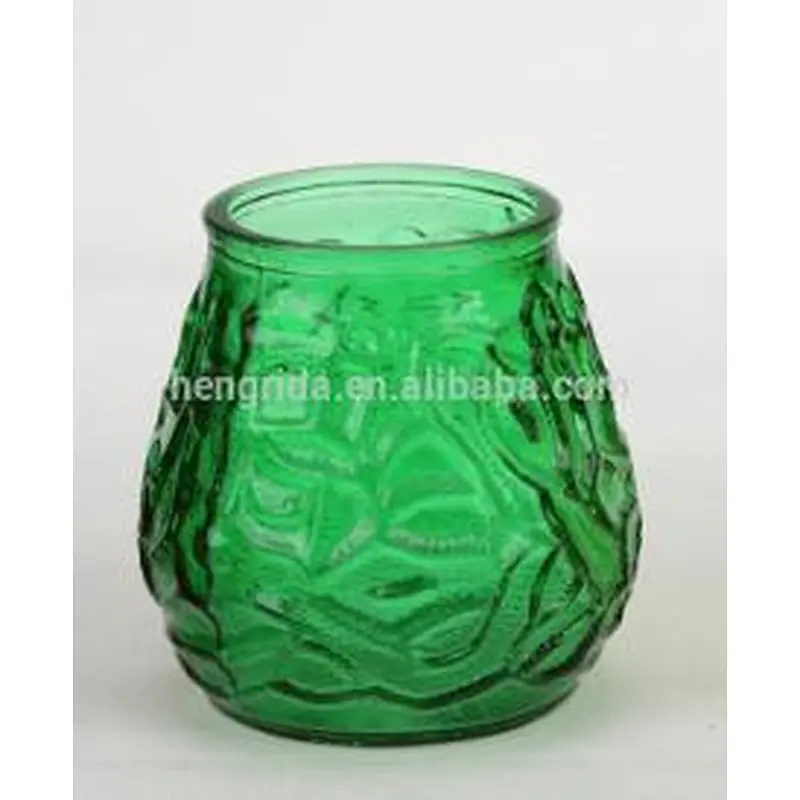 Glass candle holder in different colors