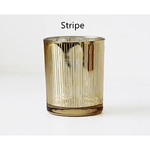 Decorative Votive Tealight Glass Candle Holders for Weddings, Parties and Home Decoration