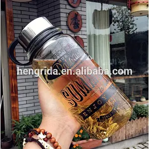 700ML/1000ML Cheap Glass Water Bottle With Sleeve