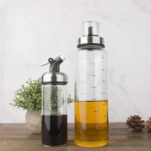 high borosilicate glass Graduated oil bottle pickles vinegar bottle