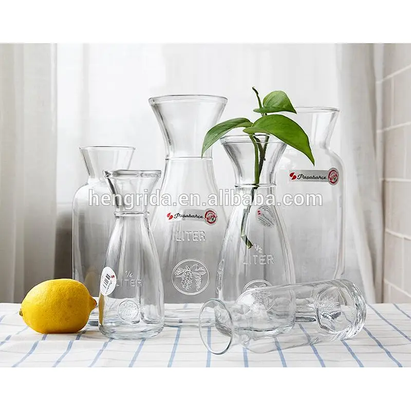 250ml/500ml/1000ml high quality clear glass drinking bottle for cold beverage and milk