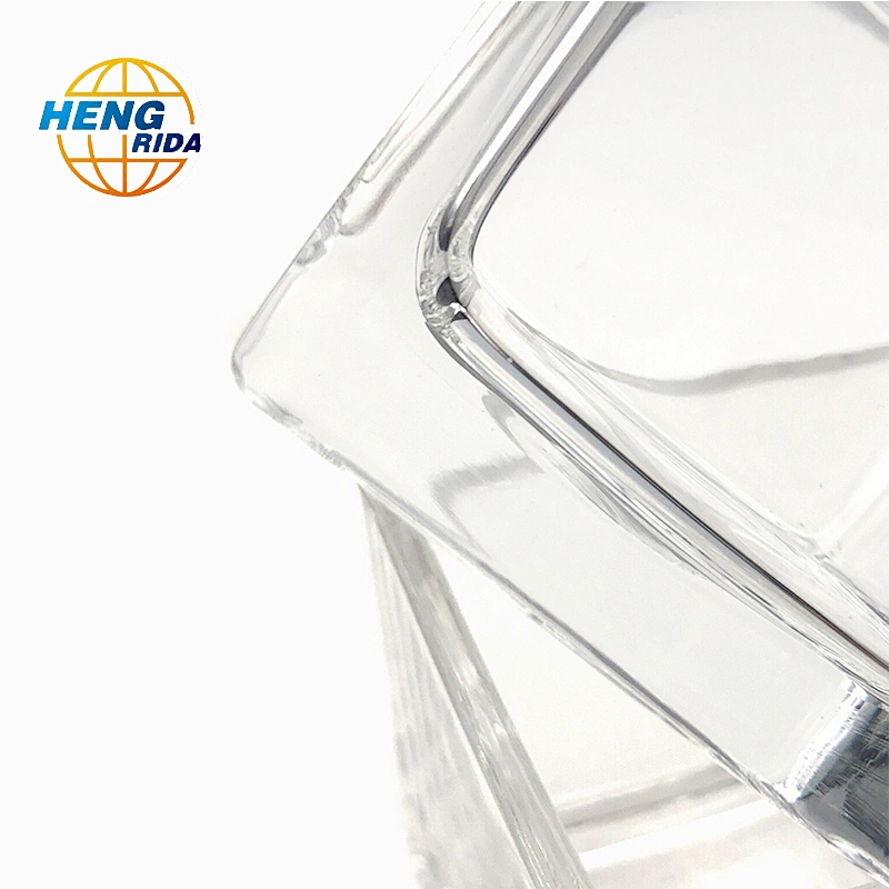 square glass candle holder for wedding decoration