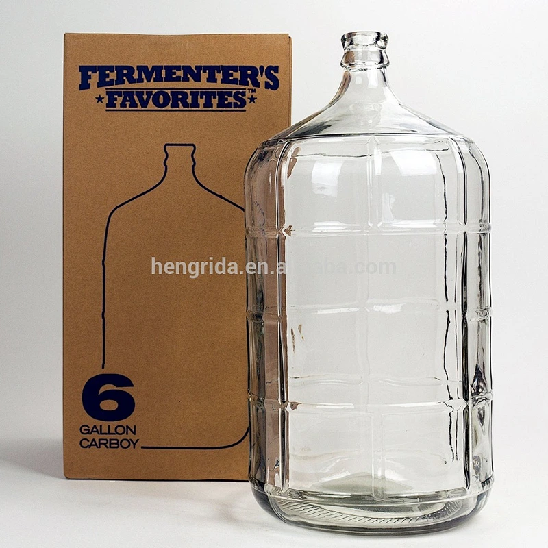 3L 11L 19L 23L 25L Glass Carboy Bottle For Beer Wine Water