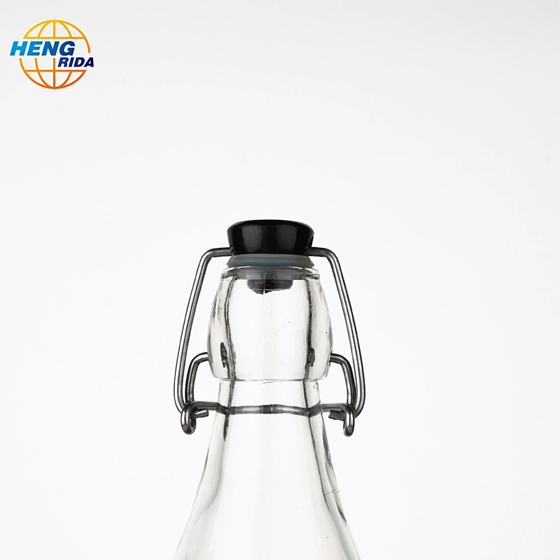 Wholesale 1000ml soft drink bottle Apple pattern glass bottle