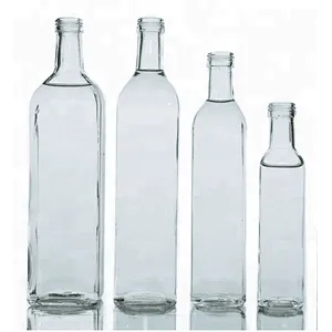 250ml 500ml 750ml 1000ml Customized Colored Food Grade Lead Free Sesame Oil/Oliver Oil Glass Bottle For Kitchen Storage