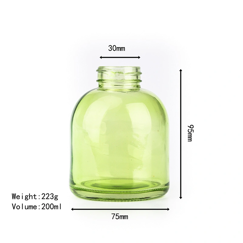 200ml green glass bottle with sprayer