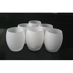 Frosted Glass Candle Holder Cup For Votive Candle and Tealight Table Wedding Dinner Party Home Decoration
