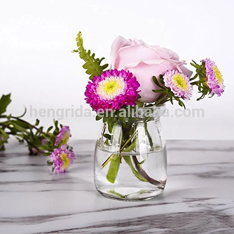 3.4oz Glass Favor Jars With Cork Lids - Honey Pot Bottles