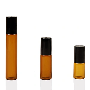 Face ball massage essential oil or eye cream glass vial