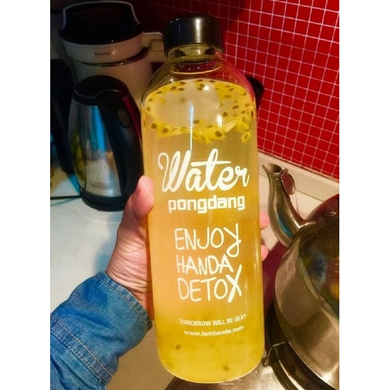 600ml 1000ml Tea Water Glass Bottle for Sale