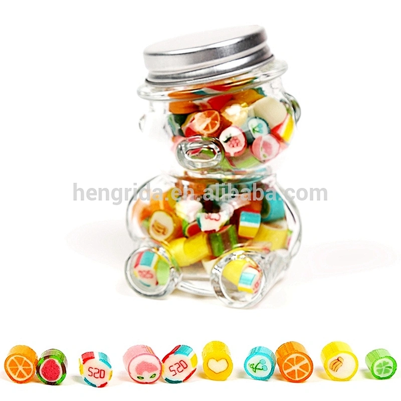 50ml Small Bear Glass Bottle for Candy Storage