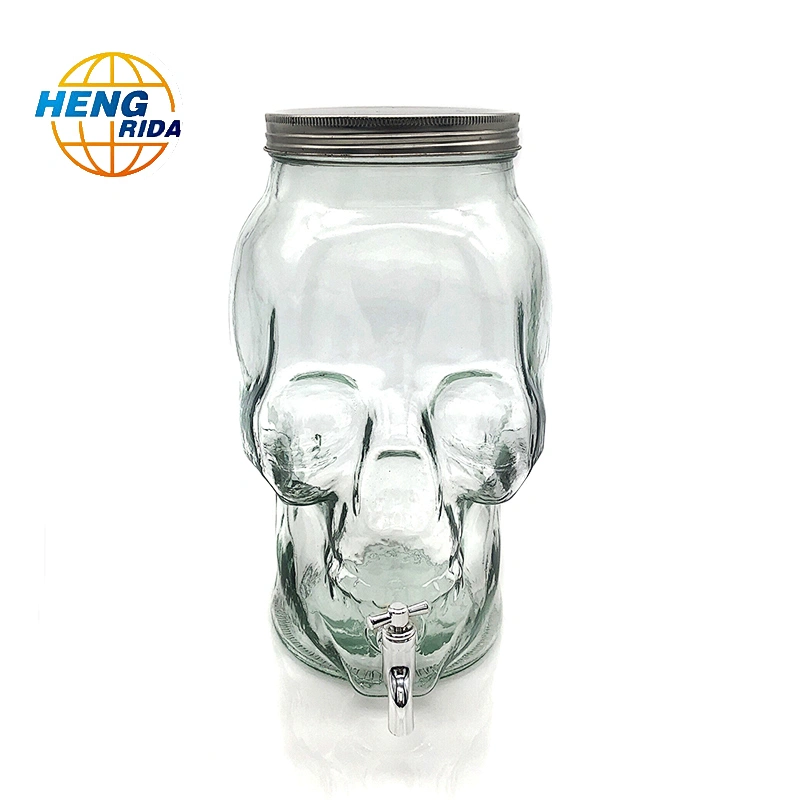 skull shape wine storage vessel