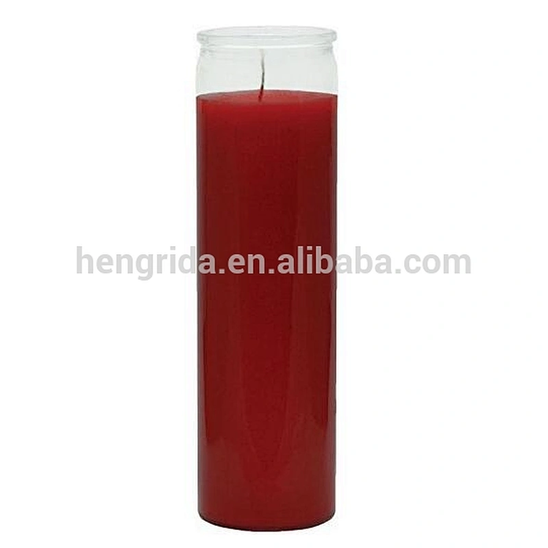 7- Day Tall Glass Candle Holder