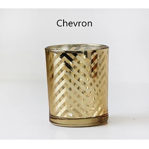 Decorative Votive Tealight Glass Candle Holders for Weddings, Parties and Home Decoration