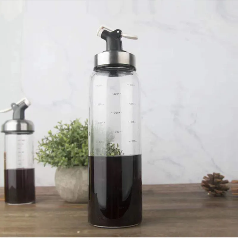 high borosilicate glass Graduated oil bottle pickles vinegar bottle