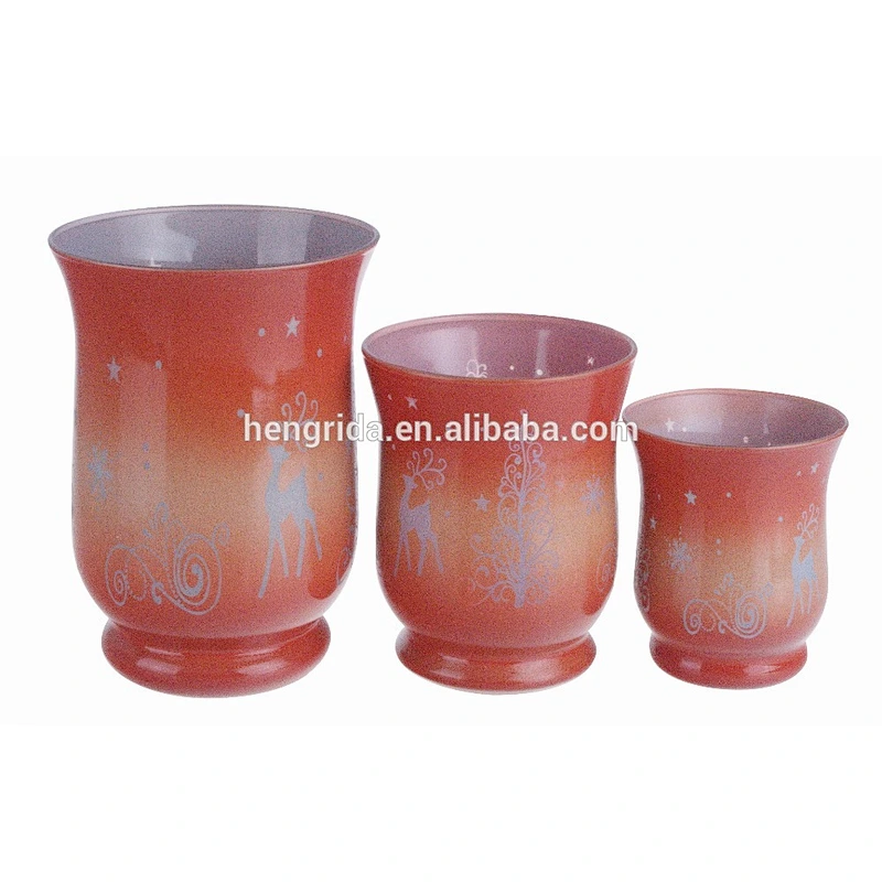 metallic color glass votive candle holder for home deco and weddings