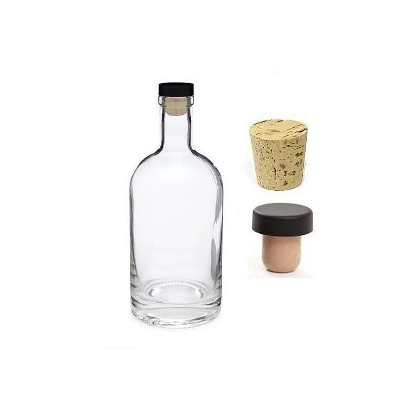 750ml 500ml Glass Bottle for Vodka Whiskey Spirit