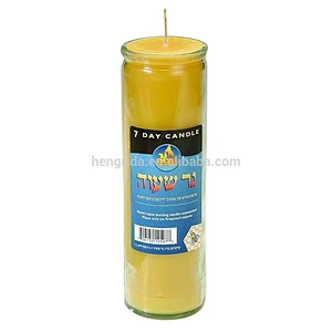 7- Day Tall Glass Candle Holder