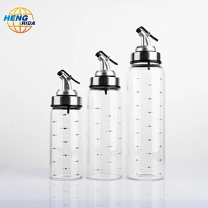 200ml 270ml 450ml glass cooking oil bottle jar dispenser