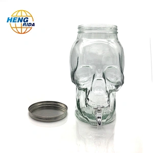 skull shape wine storage vessel