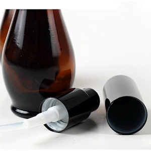The gourd shape Latex glass bottle essential oil glass bottle