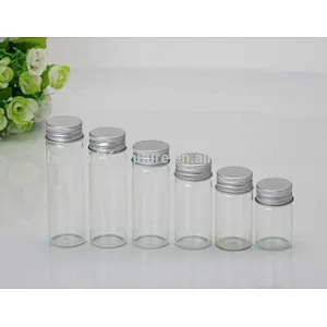 High Quality Borosilicate Glass Bottles with Aluminum Cap