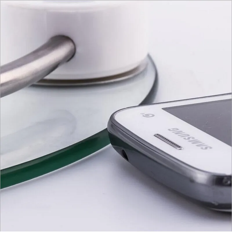Round Square Rectangular colored Tempered Glass human Weight scale