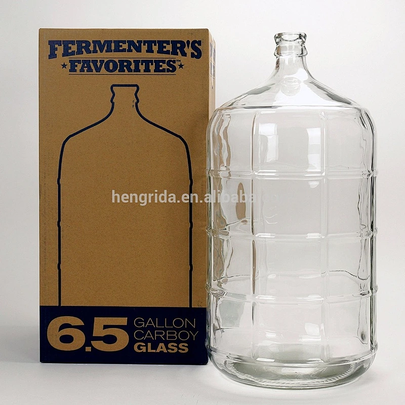 3L 11L 19L 23L 25L Glass Carboy Bottle For Beer Wine Water