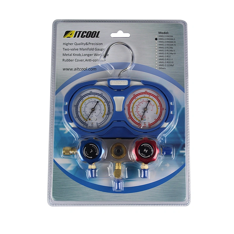 Aitcool 90 см 1 / 4''SAE-M двухклапанный манифольд HMG-2-R32-II