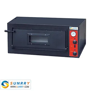 Guangzhou commercial high efficiency single deck bakery small pizza oven electric 220v for bread price