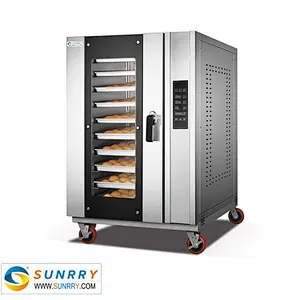 10 trays microcomputer control panel bread Convection baking Oven