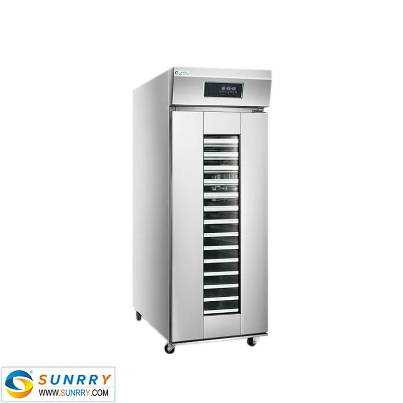 High efficiency electric refrigerated 32 trays spray digital industrial bread machine retarder proofer
