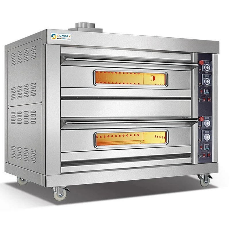 Bakery gas Deck Oven for baking cupcakes